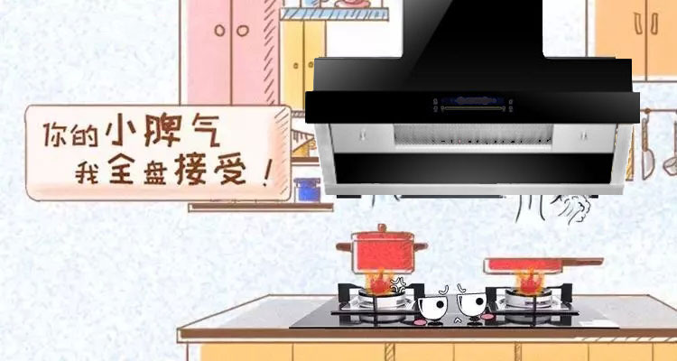 吸油煙機(jī)對(duì)燃?xì)庠钫f：你的小脾氣我全盤接受！